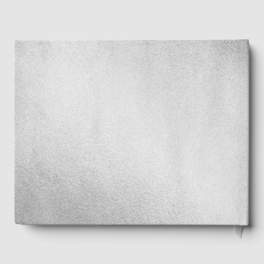 ブルーシルバーダイヤモンドスパークルガウンキンセアニェラ ゲストブック (裏面)