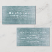 ブルーシルバーテクスチャアーキテクチャの名刺 名刺 (正面/裏面)