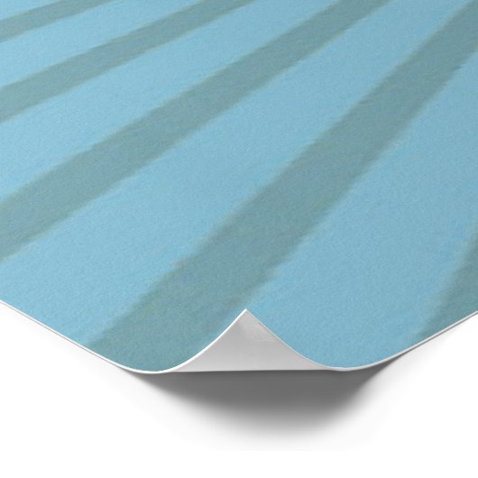 ブルーシルバーディスコサンレイズシック結婚ズウェルカム ポスター (角)