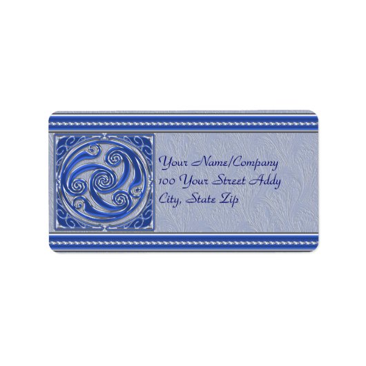 ブルーシルバートリスケル ラベル (正面)