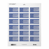 ブルーシルバートリスケル ラベル (フルシート)