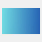 ブルーシルバーパープルホワイトグラデーション ラッピングペーパーシート (正面3)