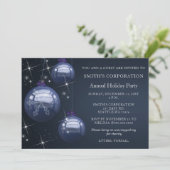 ブルーシルバーフェスティバル企業のホリデーパーティー 招待状 (スタンド正面)