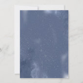 ブルーシルバーローズのキンセアニエラ感謝カード 招待状 (裏面)