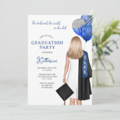 ブルーシルバー彼女信じは卒業を少女にできた 招待状 (スタンド正面)