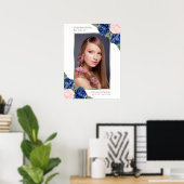 ブルーシルバー追悼式 フォト ウェルカムサイン ポスター (ホームオフィス)