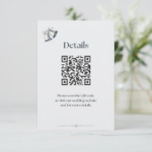 ブルーシルバー ウェディングベルズ 詳細 封入 エンクロージャーカード (スタンド正面)