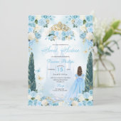 ブルーシンデレラフェアヤテールプリンセスSweet sixteen 招待状 (スタンド正面)