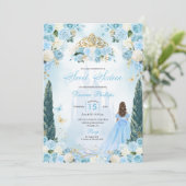 ブルーシンデレラフェアヤテールプリンセスSweet sixteen 招待状 (スタンド正面)