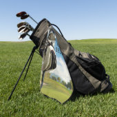 ブルーシンプルブラックミニマル最高のゴフタオル ゴルフタオル (グリーン)