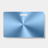 ブルーシンプルミニマルモダンビジネス バッジ (Back)