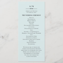 ブルーシンプル結婚の。エレガントクラシックタイポグラフィ プログラム