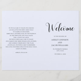 ブルーシンプル結婚の。タイポグラフィプログラム