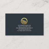 ブルーシンプル輸送ルートロジスティクス 名刺 (裏面)