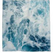 ブルーシーウォーター シャワーカーテン (正面)