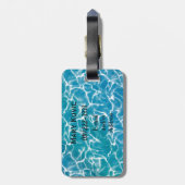 ブルーシーウォーター ラゲッジタグ (裏面縦)