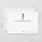 ブルーシーオース | 結婚式 アドバイスカード 招待状 (正面)