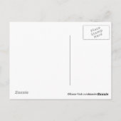 ブルーシーガラスビーチガラスアート写真おもしろいポストカード ポストカード (裏面)