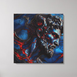 ブルーシーガーディアン – AI At Work キャンバスプリント