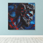 ブルーシーガーディアン – AI At Work キャンバスプリント (インサイチュ (ウッドフロア))