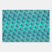 ブルーシーサイドコレクション ラッピングペーパーシート (正面3)