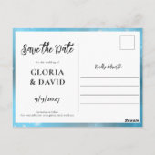 ブルーシーサマーポストカードを保存 ポストカード (裏面)