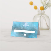 ブルーシーサマー結婚ズ座席表 プレイスカード (正面)