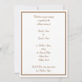 ブルーシーシェルとパープルシーシェルの結婚式招待状 招待状 (裏面)