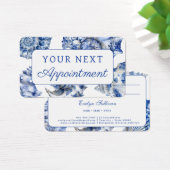 ブルーシーシェルアポイントメントカード (デスク)