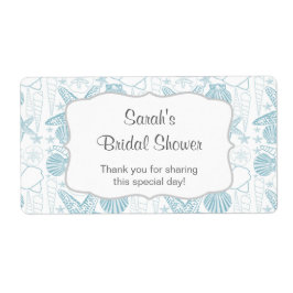 ブルーシーシェルウォーターボトルラカスタマイズベルだ！ ラベル