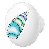 ブルーシーシェルコーストビーチハウス セラミックノブ (右)