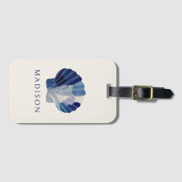 ブルーシーシェルトロピカルコースタルバケーション ラゲッジタグ