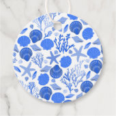 ブルーシーシェルビーチカラフルキュイカスタム フェイバータグ (正面)