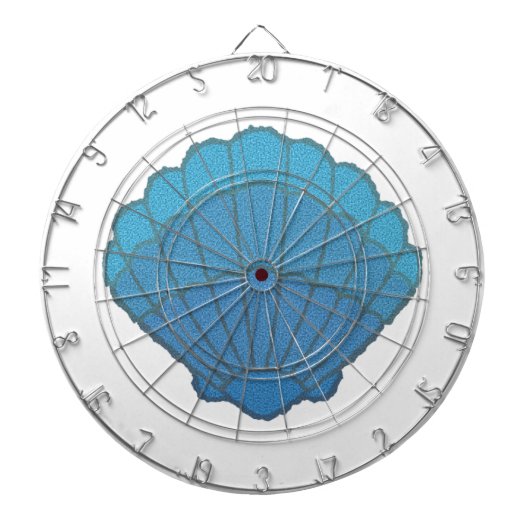 ブルーシーシェルモザイク ダーツボード (正面)