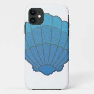 ブルーシーシェルモザイク iPhone 11 ケース