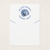 ブルーシーシェルロゴネックレス表示カード (正面)