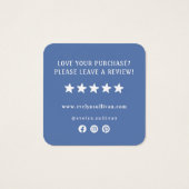 ブルーシーシェルロゴパッケージの挿入 (裏面)