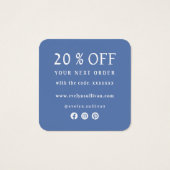 ブルーシーシェルロゴ割引カード (裏面)