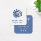 ブルーシーシェルロゴ割引カード (デスク)