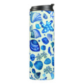 ブルーシーシェル海パターン タンブラー (回転左)
