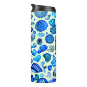 ブルーシーシェル海パターン タンブラー (回転右)