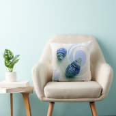 ブルーシーシェル装飾用クッション クッション (椅子)