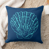 ブルーシーシェル クッション (ブランケット)