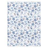 ブルーシーシェル テーブルクロス (正面)