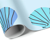 ブルーシーシェル ラッピングペーパー (ロールコーナー)