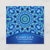 ブルーシージュエルマンダラ スクエア名刺 (正面)