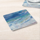 ブルーシースケープバイルノアール ペーパーコースター (アングル)