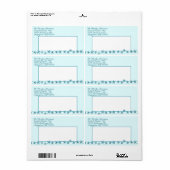 ブルーシースターカスタムズ出荷ラベル ラベル (フルシート)