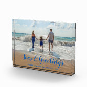 ブルーシーズアンドグリーティングビーチクリスマス フォトブロック (右)