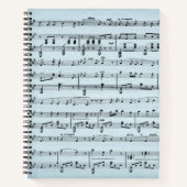 ブルーシートミュージック ノートブック (正面)